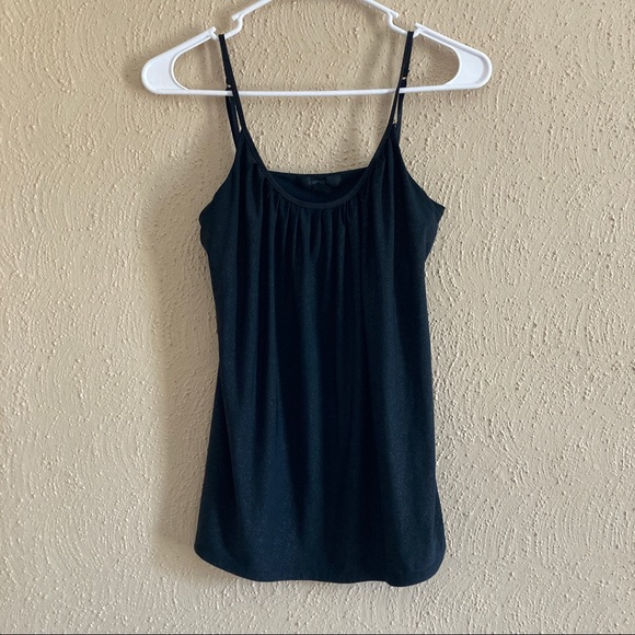 Express Black w/ Gold Shimmer Tank Top - Medium - Picture 4 of 5